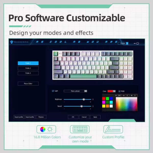 K500 Mechanical Keyboard Gaming Keyboard - Image 5