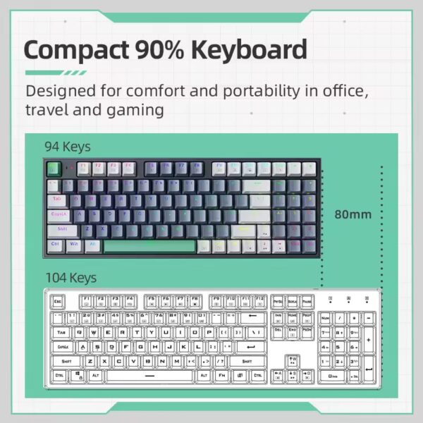 K500 Mechanical Keyboard Gaming Keyboard - Image 4