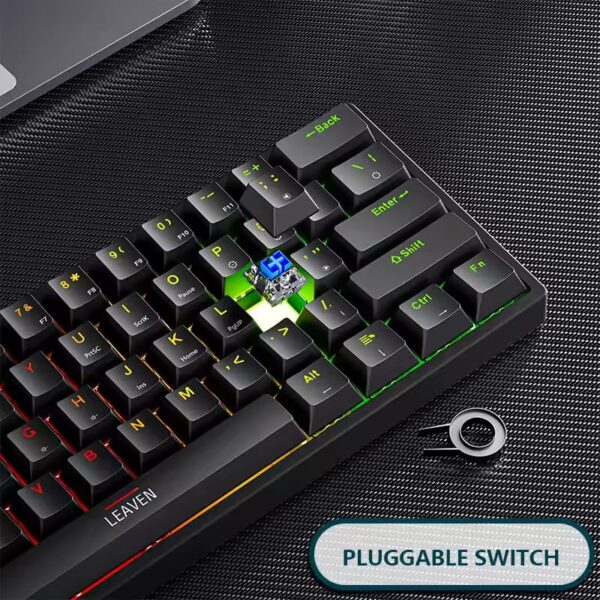 K620 Mini Backlit RGB Gaming Mechanical Keyboard - Image 5