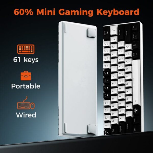 EK861S RGB Wired Mechanical Keyboard - Image 6