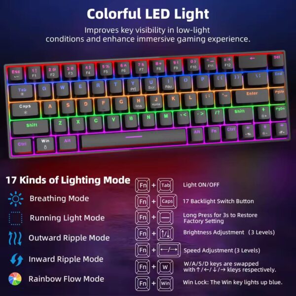 68-key Mechanical Keyboard - Image 4