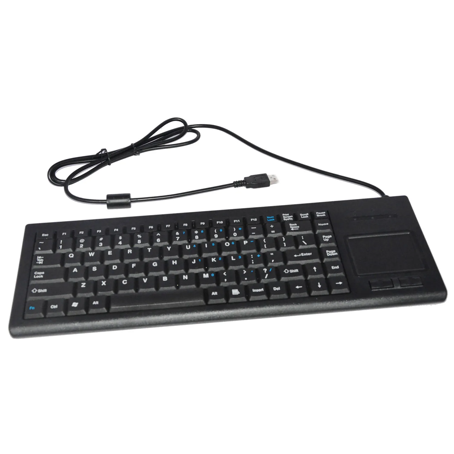 ODM rugged industrial keyboard with touchpad, designed for factories and harsh environments